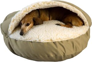 Snoozer Classic Poly-Cotton Cozy Cave Pet Bed