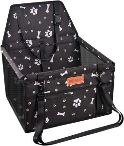 SWIHELP Dog Car Seat Puppy Portable Pet Booster Car Seat