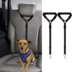 BWOGUE 2 Packs Dog Cat Safety Seat Belt Strap Car Headrest Restraint