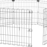Amazon Basics Foldable Metal Exercise Pet Play Pen for Dogs
