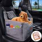 AlfaTok Memory Foam Booster Dog Car Seat