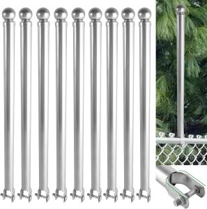 GRELWT 9 Pack Chain Link Fence Post Extender