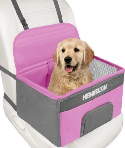 Small Dog Car Seat, Dog Booster Seat for Car Front Seat