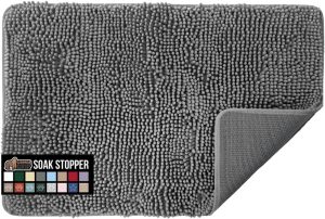 Gorilla Grip Soak Stopper Absorbent Indoor Chenille Doormat
