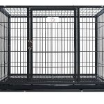 Stackable Open Top Heavy Duty Dog Crate Cage for Medium Dog