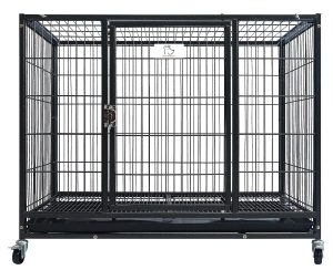 Stackable Open Top Heavy Duty Dog Crate Cage for Medium Dog