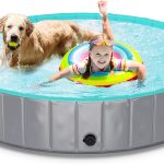 lunaoo Dog Pool Portable Kiddie Pool