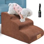Topmart 3 Tiers Foam Dog Ramps