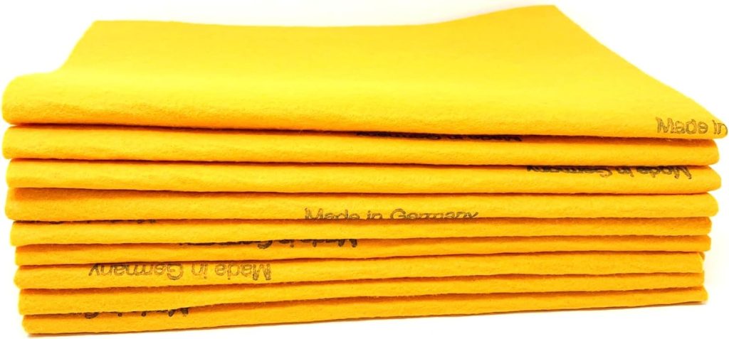 10 Pack Extra Large Original German Shammy Cloths Chamois Towels