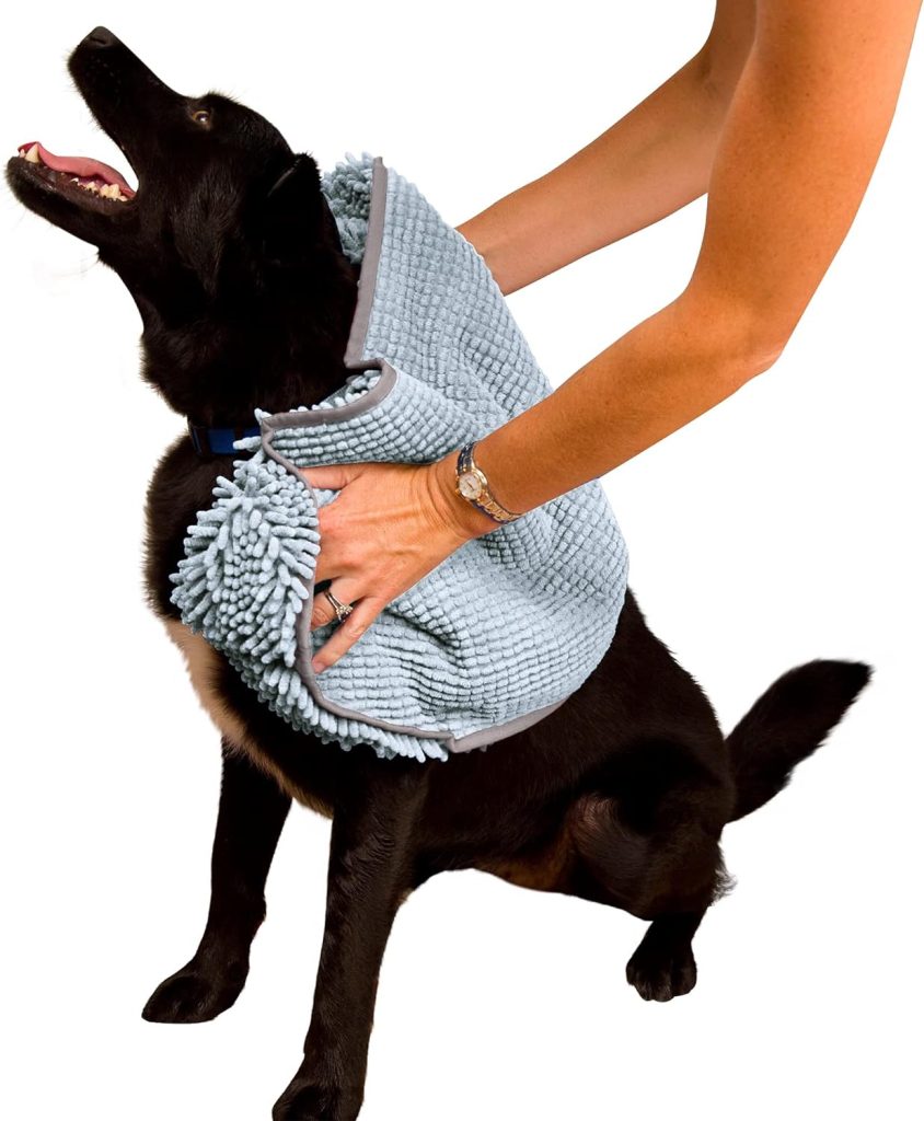 Soggy Doggy Super Shammy Dog Towel, Washable Microfiber Dog Towels for Drying Dogs 