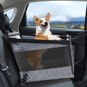 Dog Car Seat for Pet Travel with Waterproof Pad