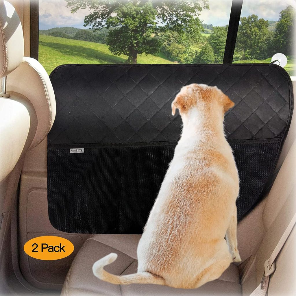 Winbate 2PCS Car Door Protector for Dogs Pet Car Door Cover